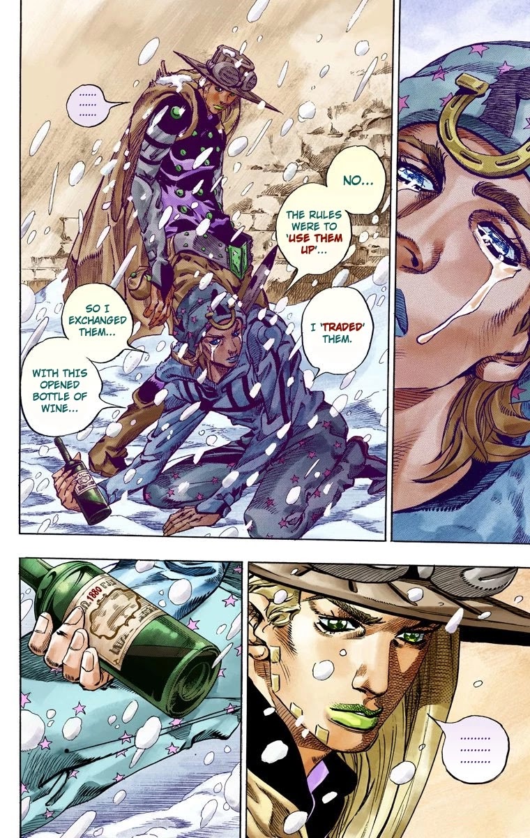 JoJo's Bizarre Adventure Part 7 - Steel Ball Run (Official Colored) Chapter 48 page 13 - Chapter 48: Tubular Bells Part 1