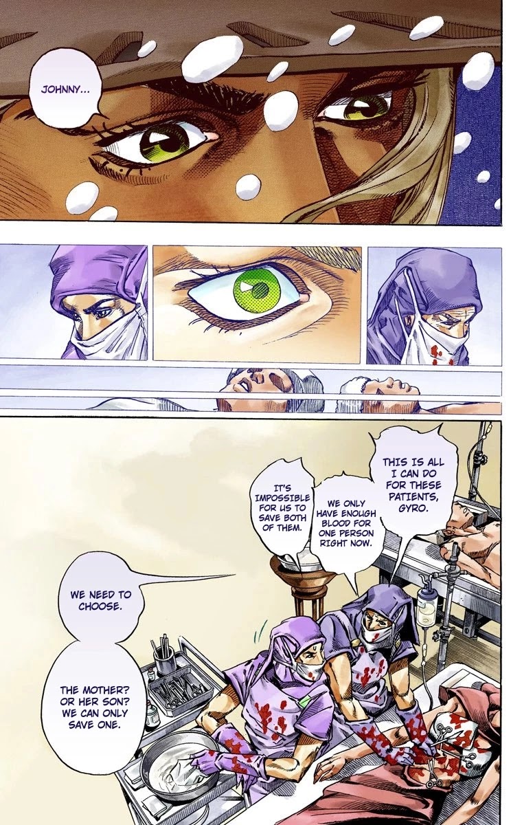 JoJo's Bizarre Adventure Part 7 - Steel Ball Run (Official Colored) Chapter 48 page 14 - Chapter 48: Tubular Bells Part 1