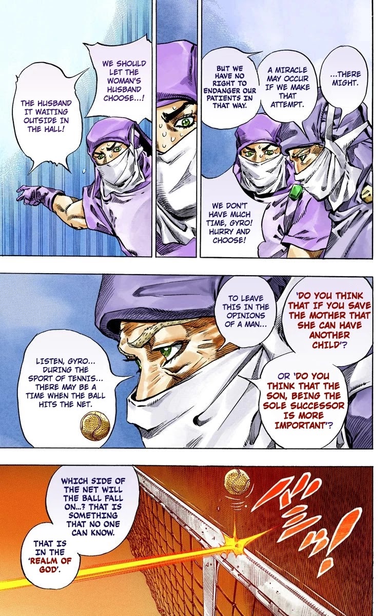 JoJo's Bizarre Adventure Part 7 - Steel Ball Run (Official Colored) Chapter 48 page 16 - Chapter 48: Tubular Bells Part 1