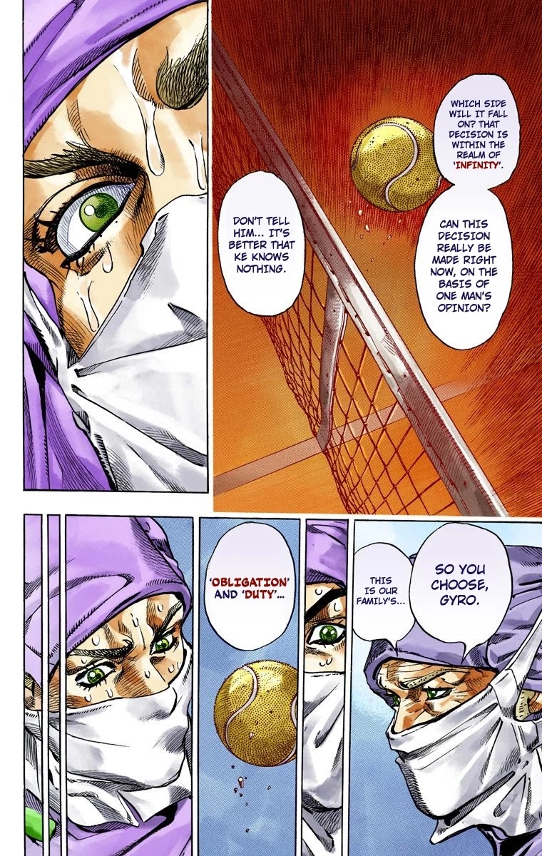 JoJo's Bizarre Adventure Part 7 - Steel Ball Run (Official Colored) Chapter 48 page 17 - Chapter 48: Tubular Bells Part 1