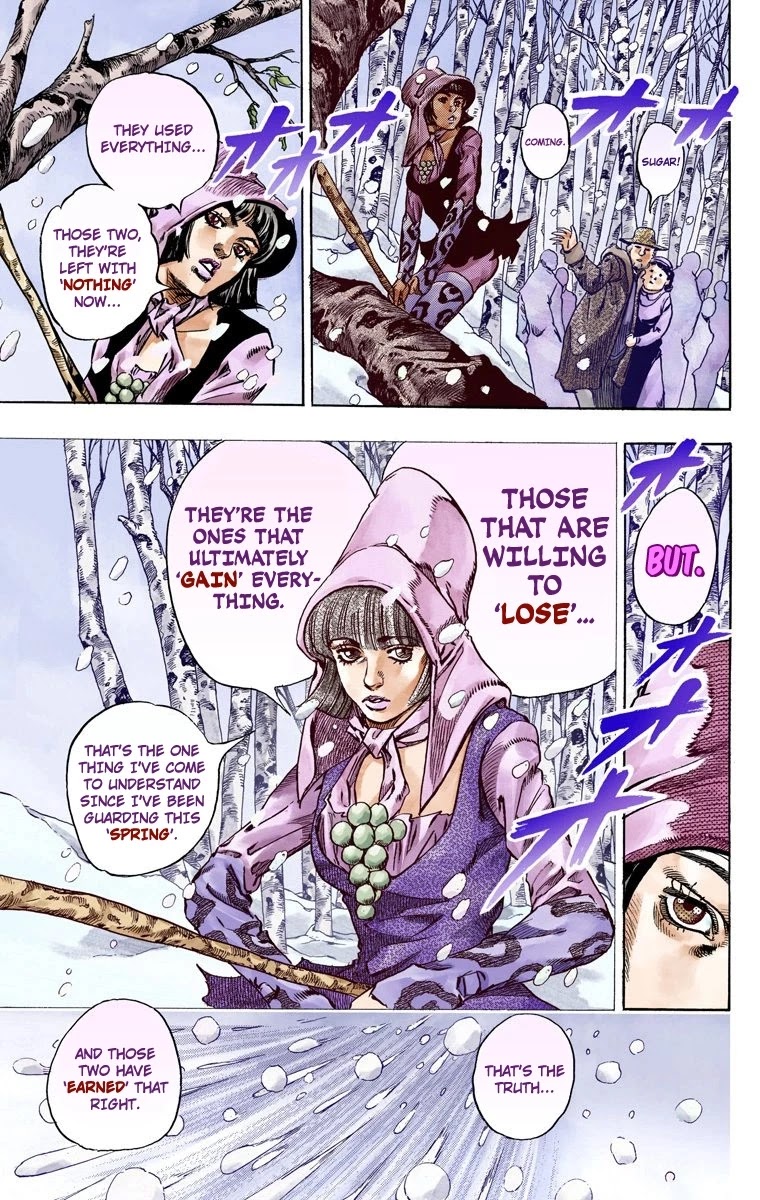 JoJo's Bizarre Adventure Part 7 - Steel Ball Run (Official Colored) Chapter 48 page 18 - Chapter 48: Tubular Bells Part 1