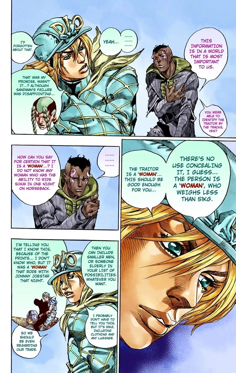 JoJo's Bizarre Adventure Part 7 - Steel Ball Run (Official Colored) Chapter 48 page 26 - Chapter 48: Tubular Bells Part 1