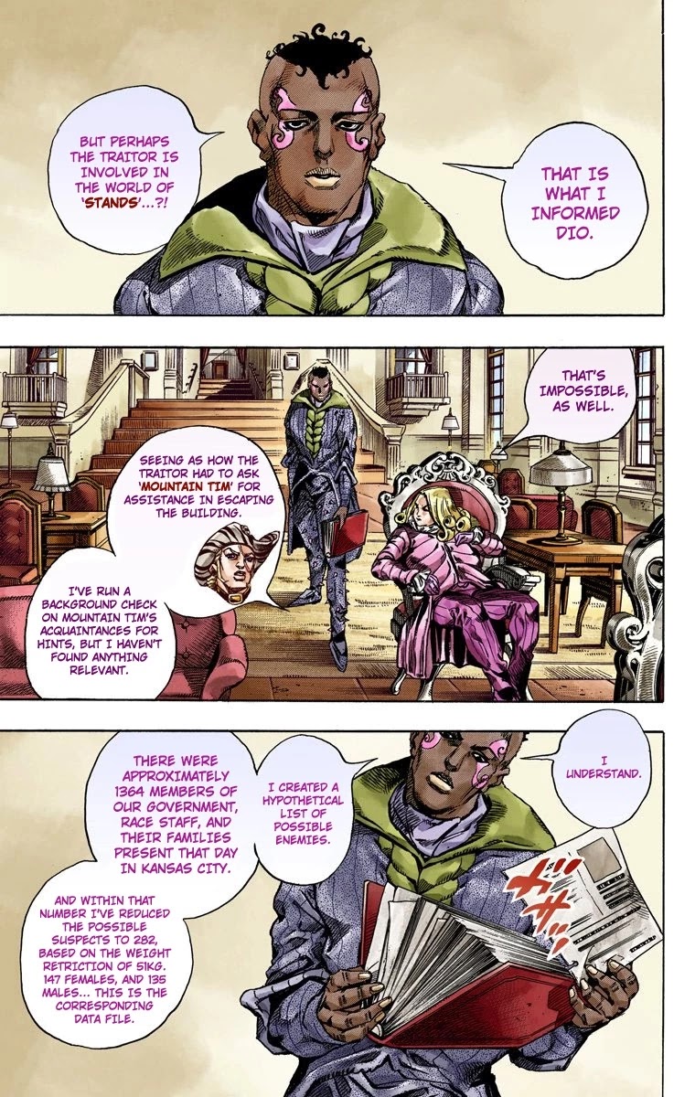JoJo's Bizarre Adventure Part 7 - Steel Ball Run (Official Colored) Chapter 48 page 29 - Chapter 48: Tubular Bells Part 1