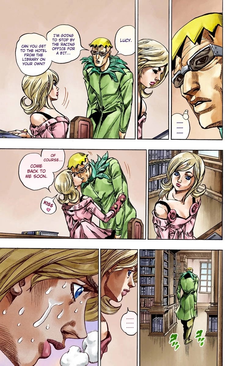 JoJo's Bizarre Adventure Part 7 - Steel Ball Run (Official Colored) Chapter 48 page 42 - Chapter 48: Tubular Bells Part 1