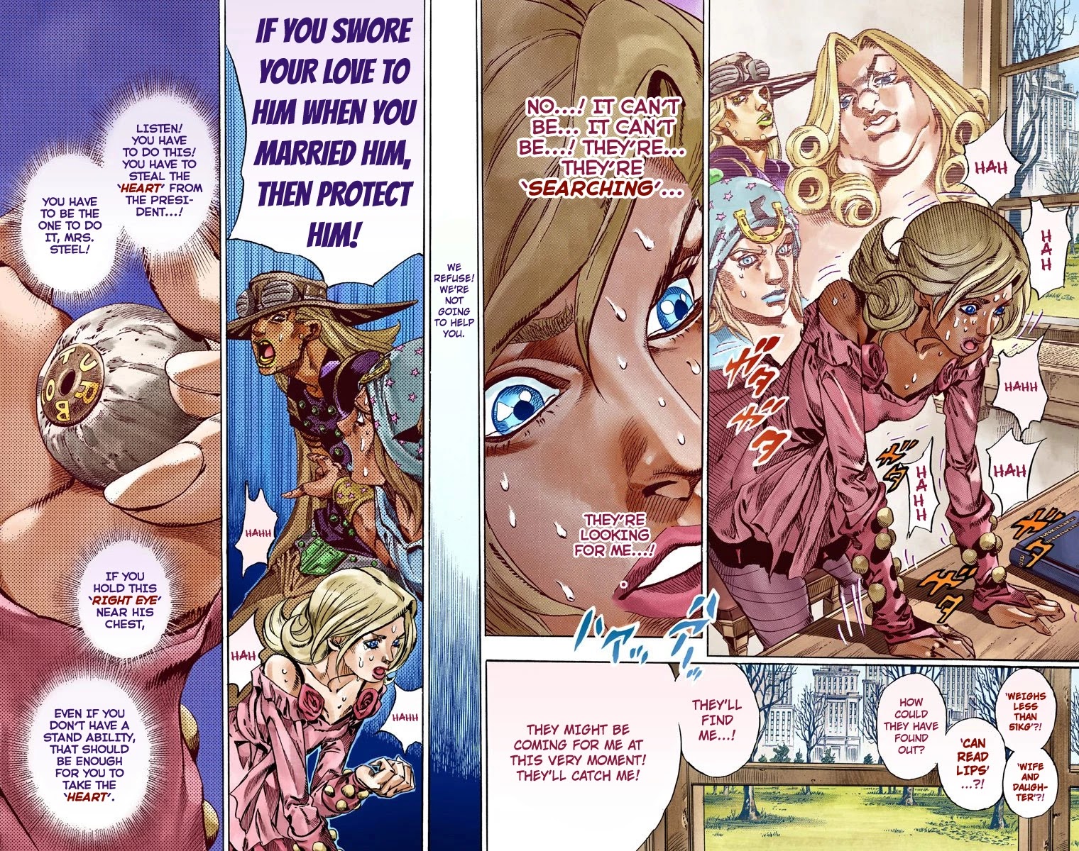 JoJo's Bizarre Adventure Part 7 - Steel Ball Run (Official Colored) Chapter 48 page 43 - Chapter 48: Tubular Bells Part 1