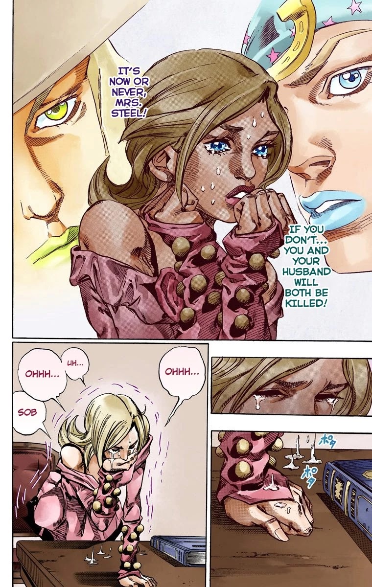 JoJo's Bizarre Adventure Part 7 - Steel Ball Run (Official Colored) Chapter 48 page 44 - Chapter 48: Tubular Bells Part 1
