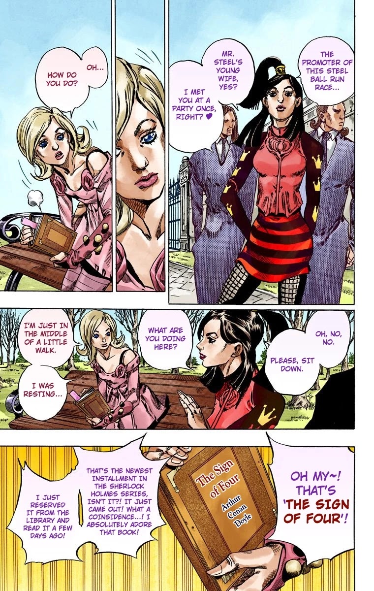 JoJo's Bizarre Adventure Part 7 - Steel Ball Run (Official Colored) Chapter 48 page 49 - Chapter 48: Tubular Bells Part 1