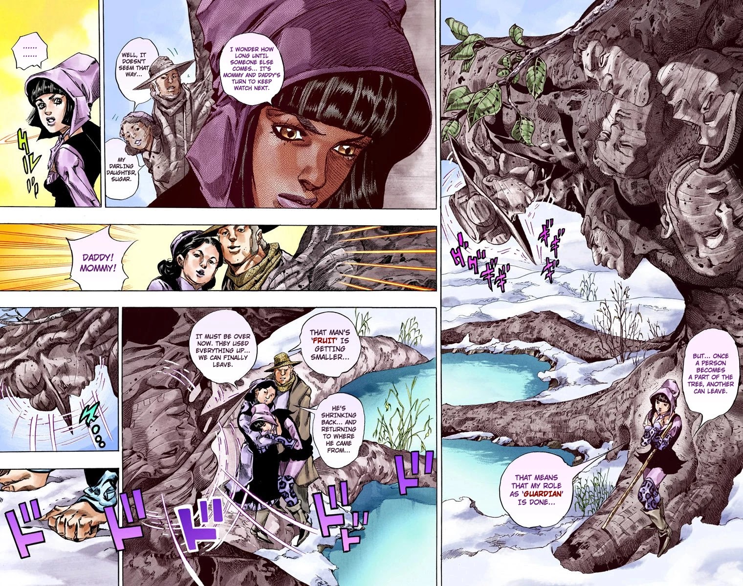 JoJo's Bizarre Adventure Part 7 - Steel Ball Run (Official Colored) Chapter 48 page 8 - Chapter 48: Tubular Bells Part 1
