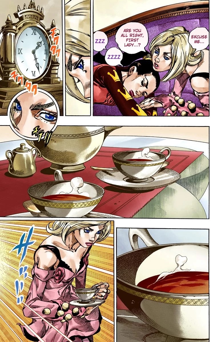 JoJo's Bizarre Adventure Part 7 - Steel Ball Run (Official Colored) Chapter 49 page 14 - Chapter 49: Tubular Bells Part 2