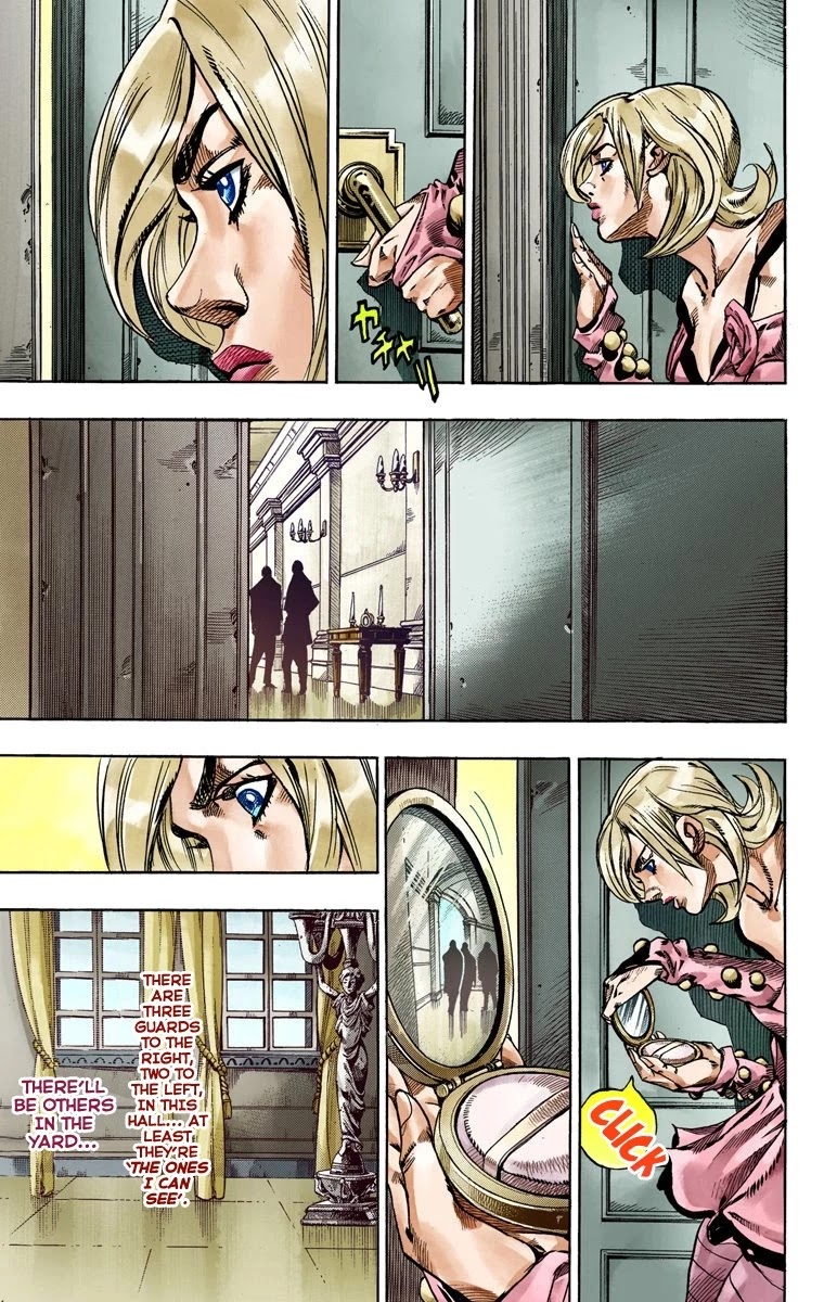 JoJo's Bizarre Adventure Part 7 - Steel Ball Run (Official Colored) Chapter 49 page 18 - Chapter 49: Tubular Bells Part 2