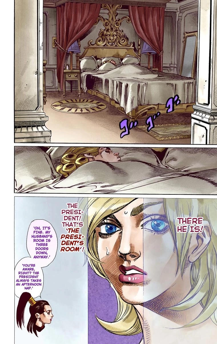 JoJo's Bizarre Adventure Part 7 - Steel Ball Run (Official Colored) Chapter 49 page 22 - Chapter 49: Tubular Bells Part 2