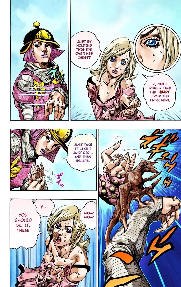 JoJo's Bizarre Adventure Part 7 - Steel Ball Run (Official Colored) Chapter 49 page 32 - Chapter 49: Tubular Bells Part 2