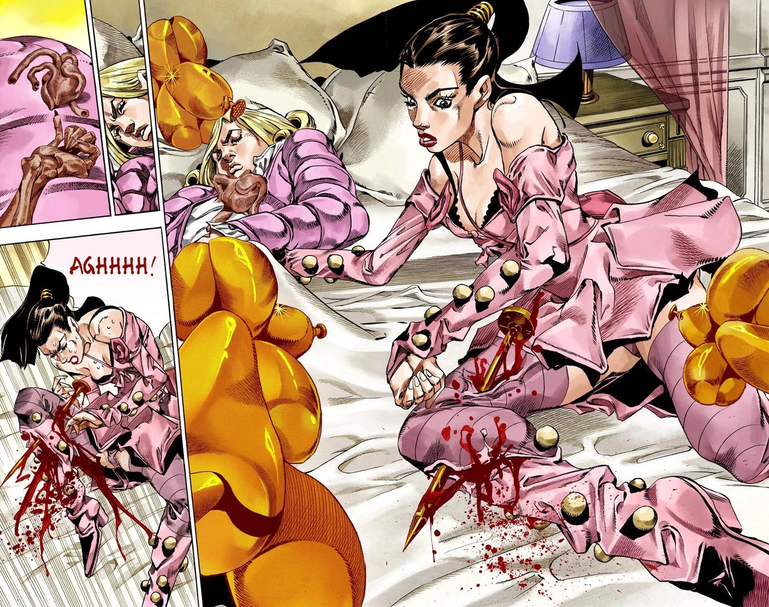 JoJo's Bizarre Adventure Part 7 - Steel Ball Run (Official Colored) Chapter 49 page 45 - Chapter 49: Tubular Bells Part 2