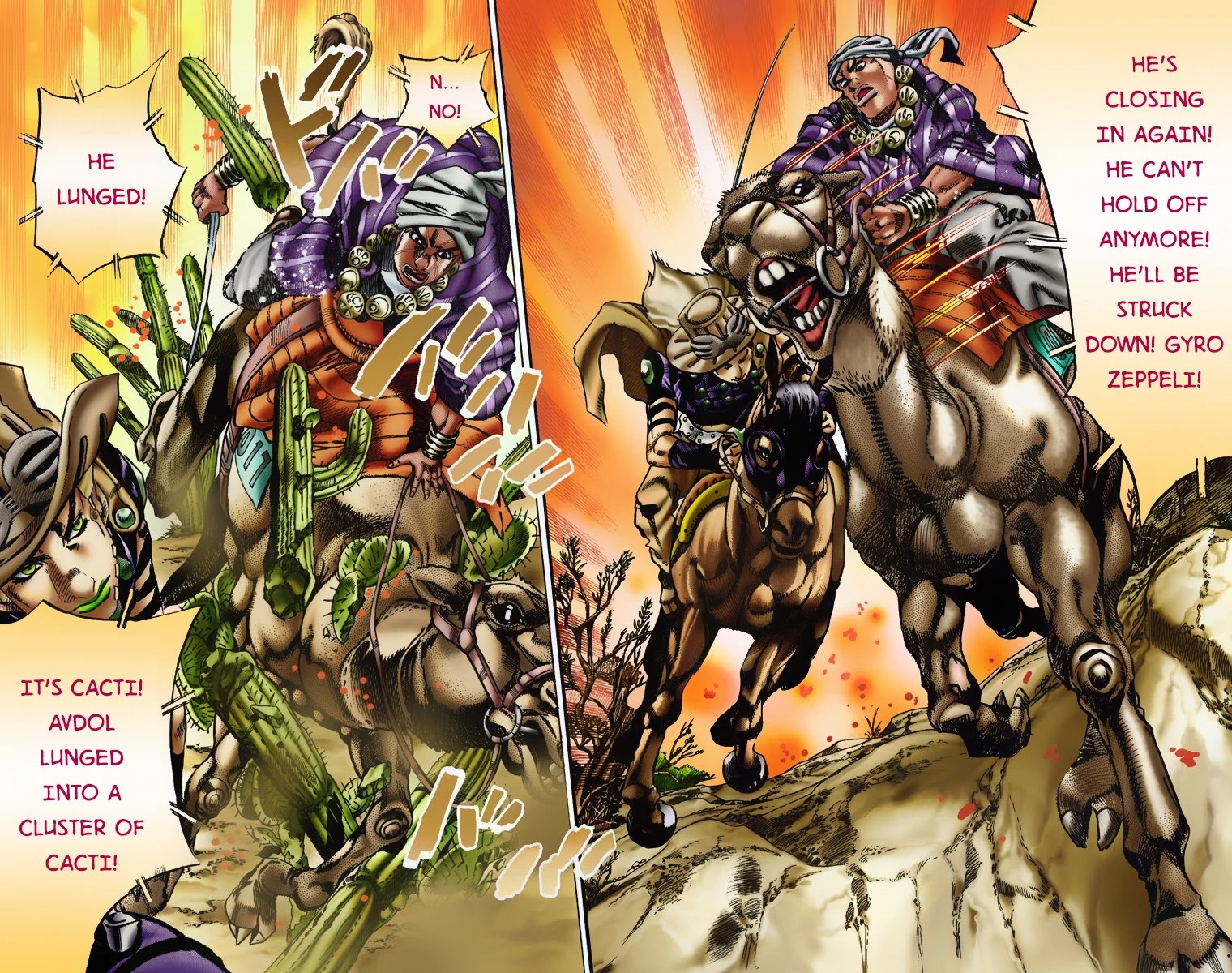 JoJo's Bizarre Adventure Part 7 - Steel Ball Run (Official Colored) Chapter 5 page 19 - Chapter 5: 1st Stage 15,000 Meters