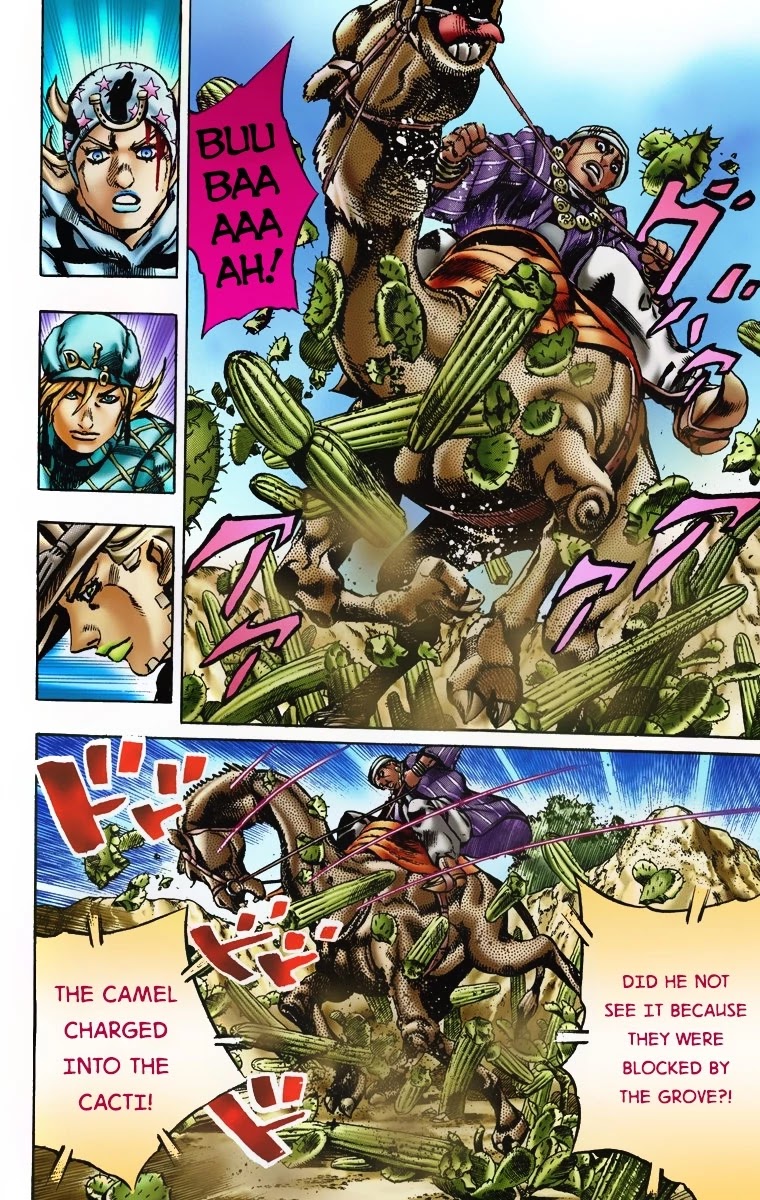 JoJo's Bizarre Adventure Part 7 - Steel Ball Run (Official Colored) Chapter 5 page 20 - Chapter 5: 1st Stage 15,000 Meters