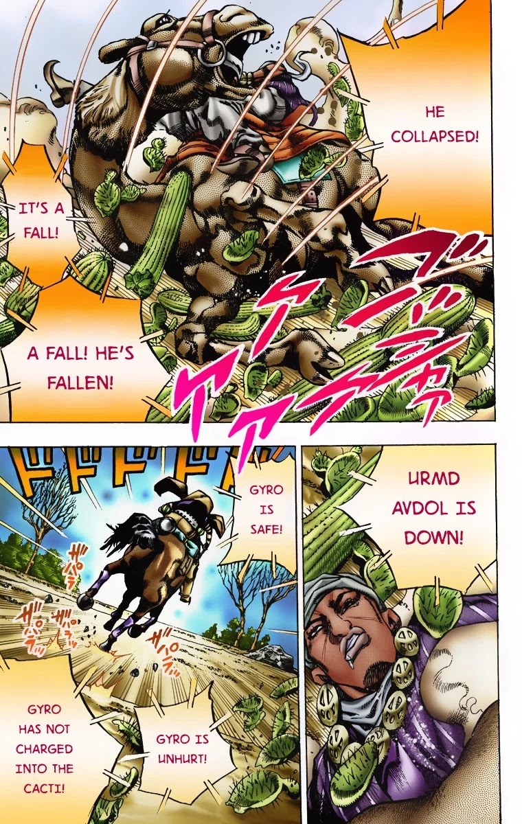 JoJo's Bizarre Adventure Part 7 - Steel Ball Run (Official Colored) Chapter 5 page 21 - Chapter 5: 1st Stage 15,000 Meters