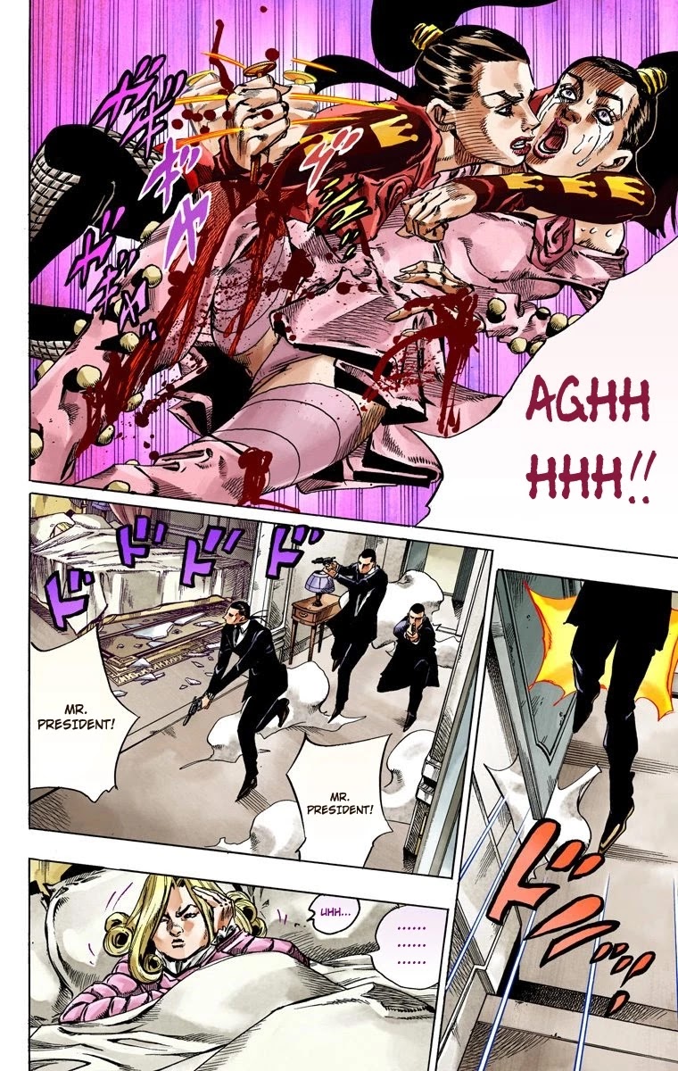 JoJo's Bizarre Adventure Part 7 - Steel Ball Run (Official Colored) Chapter 50 page 14 - Chapter 50: Tubular Bells Part 3