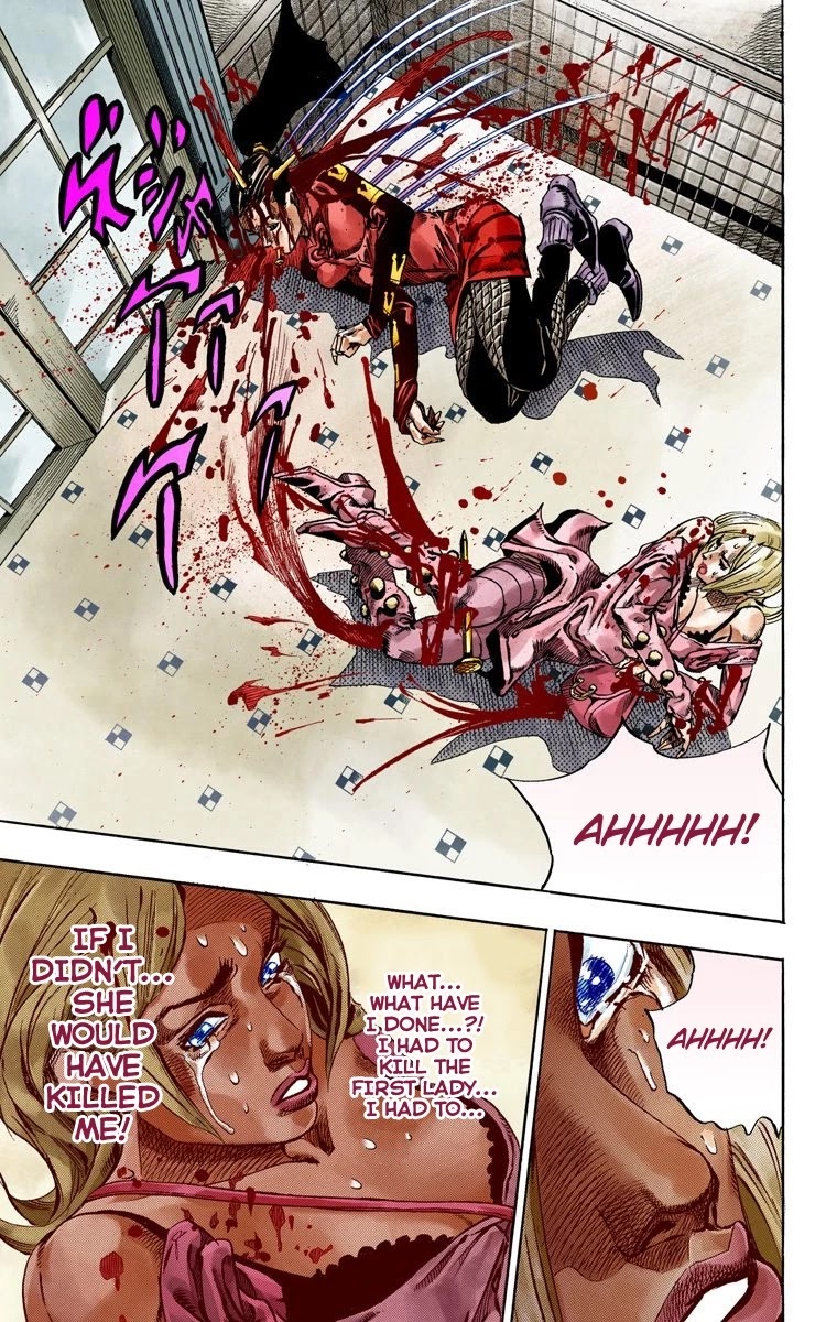 JoJo's Bizarre Adventure Part 7 - Steel Ball Run (Official Colored) Chapter 50 page 20 - Chapter 50: Tubular Bells Part 3