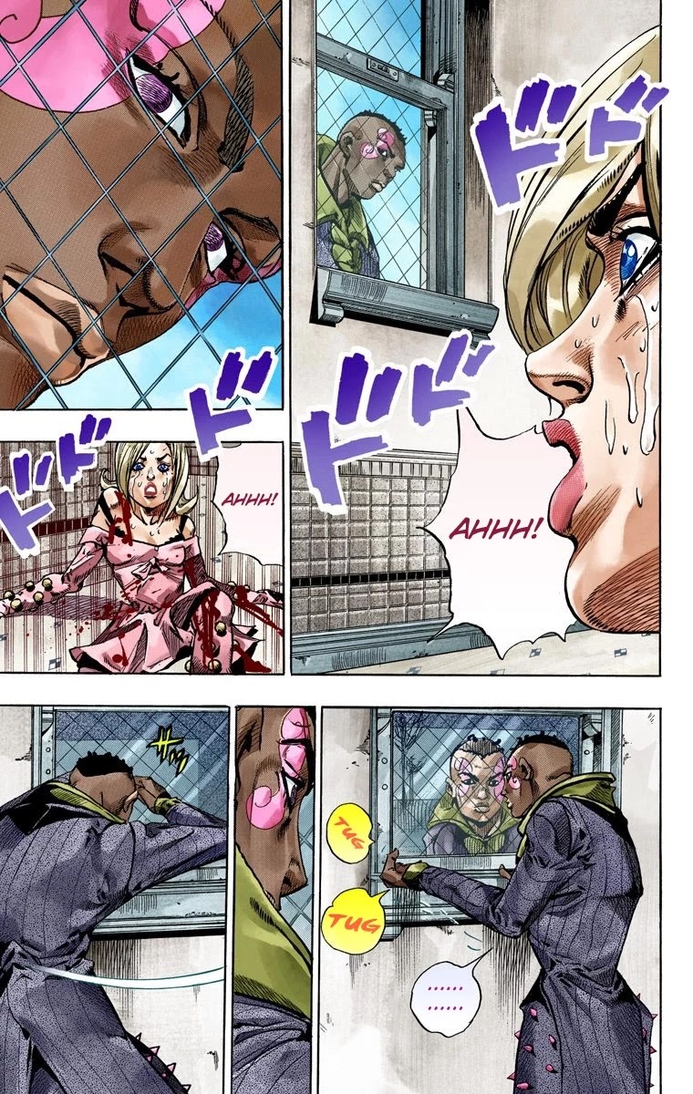 JoJo's Bizarre Adventure Part 7 - Steel Ball Run (Official Colored) Chapter 50 page 22 - Chapter 50: Tubular Bells Part 3