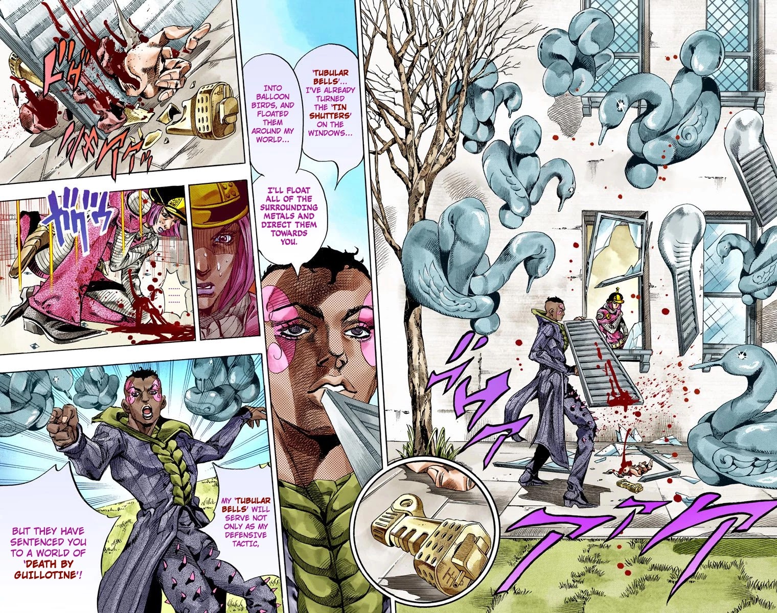 JoJo's Bizarre Adventure Part 7 - Steel Ball Run (Official Colored) Chapter 50 page 33 - Chapter 50: Tubular Bells Part 3