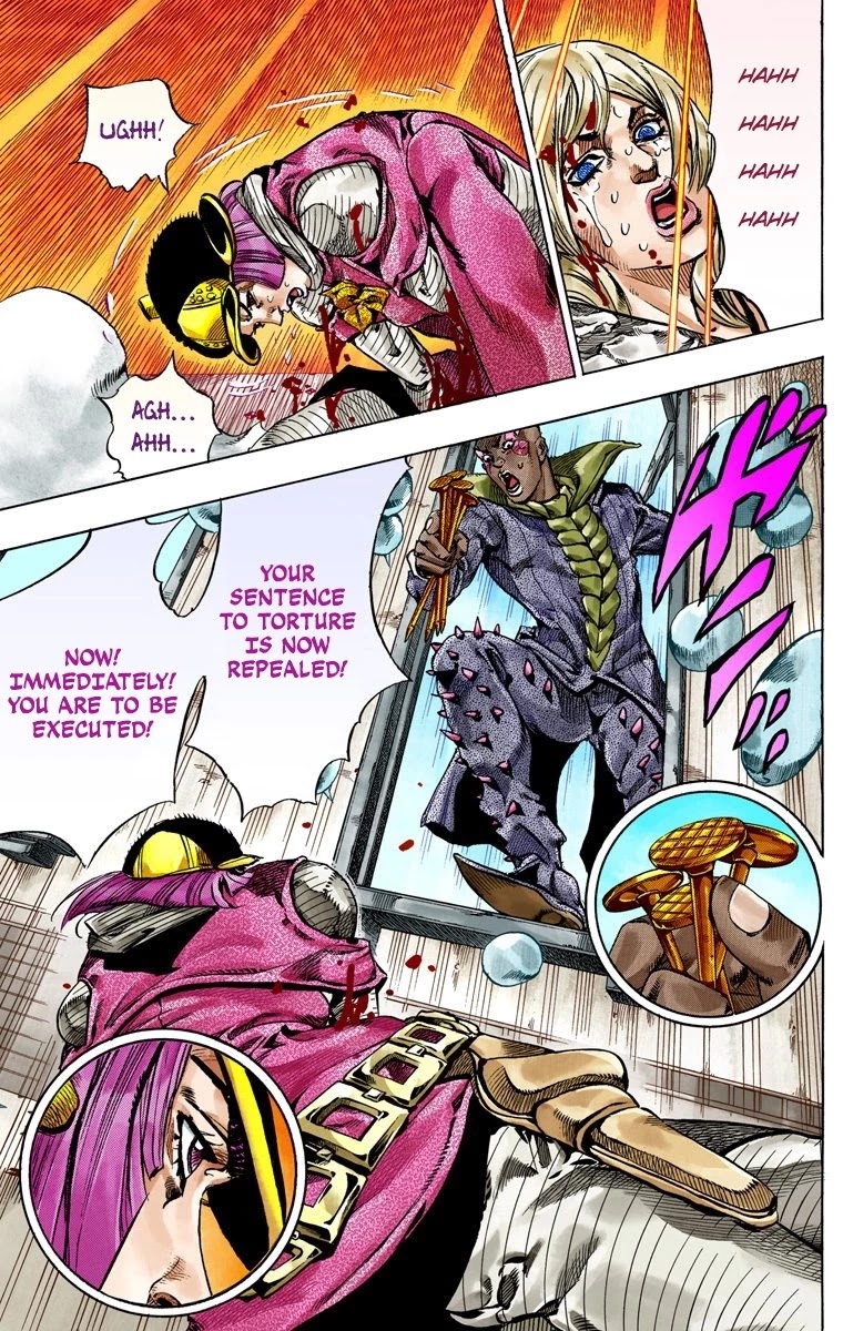 JoJo's Bizarre Adventure Part 7 - Steel Ball Run (Official Colored) Chapter 50 page 40 - Chapter 50: Tubular Bells Part 3