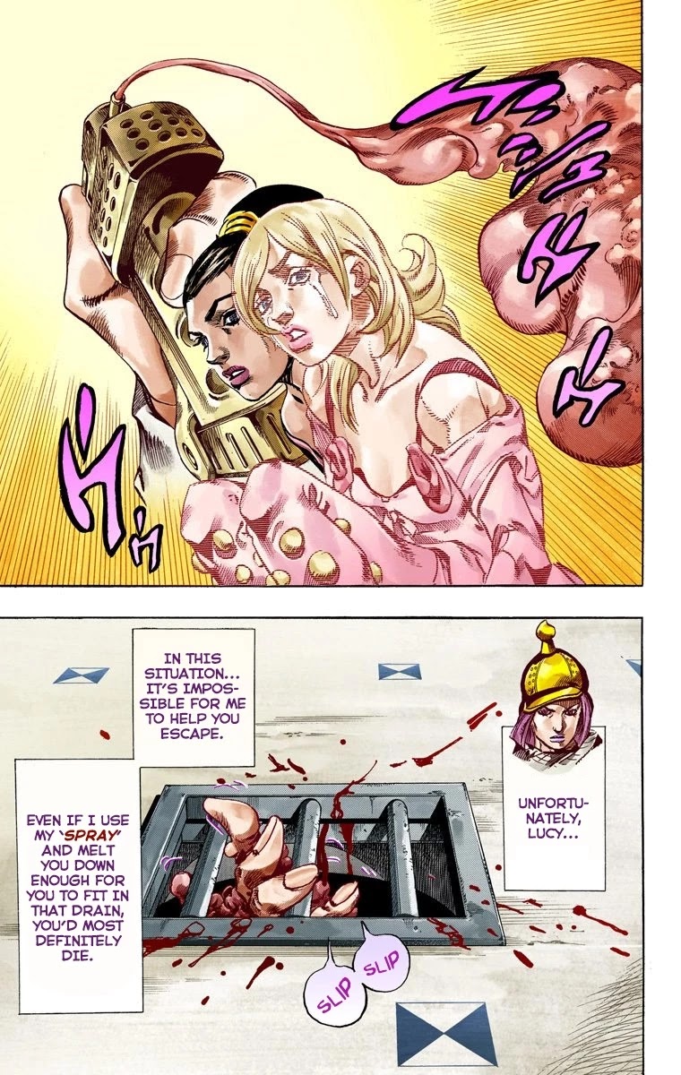 JoJo's Bizarre Adventure Part 7 - Steel Ball Run (Official Colored) Chapter 50 page 47 - Chapter 50: Tubular Bells Part 3
