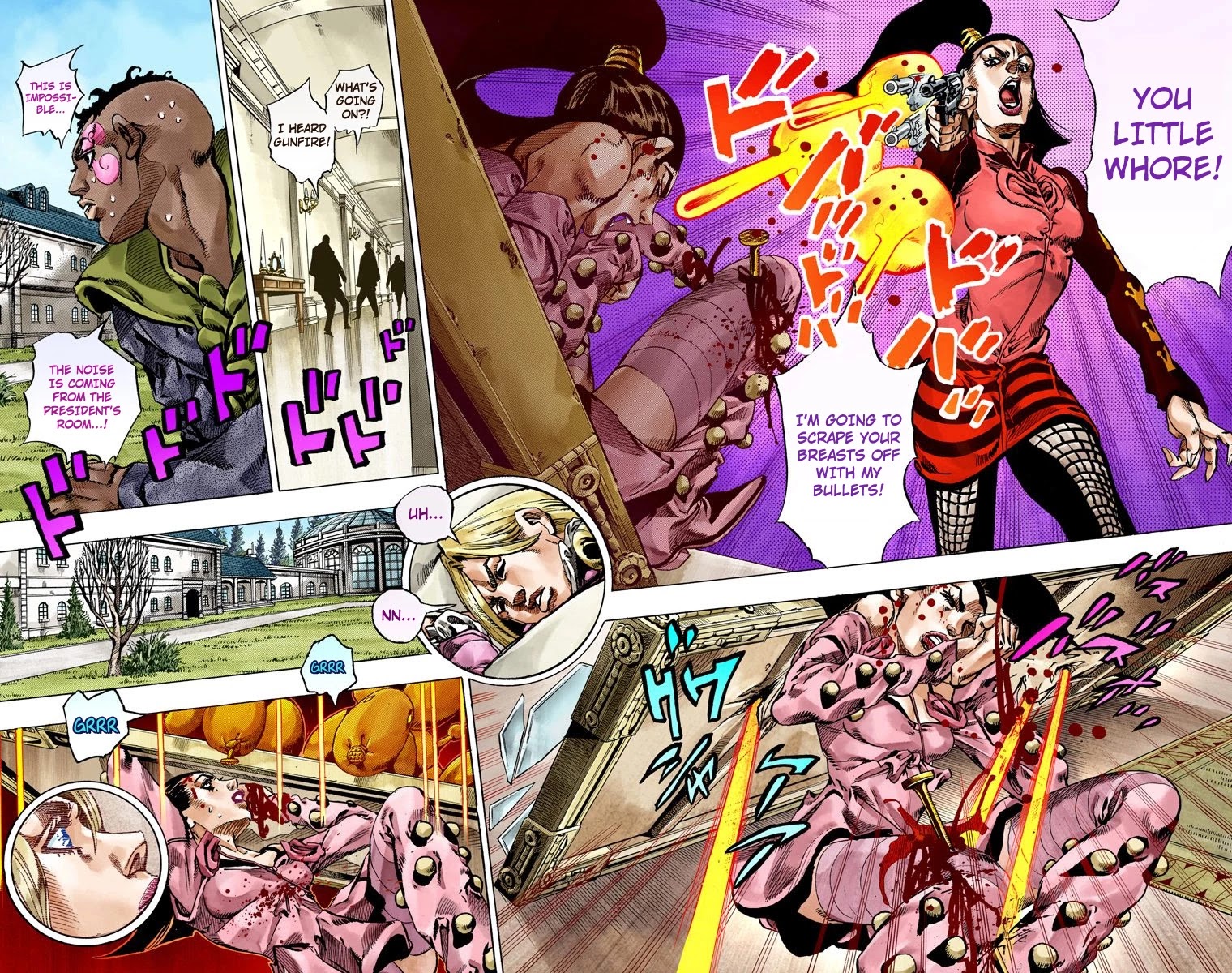 JoJo's Bizarre Adventure Part 7 - Steel Ball Run (Official Colored) Chapter 50 page 7 - Chapter 50: Tubular Bells Part 3
