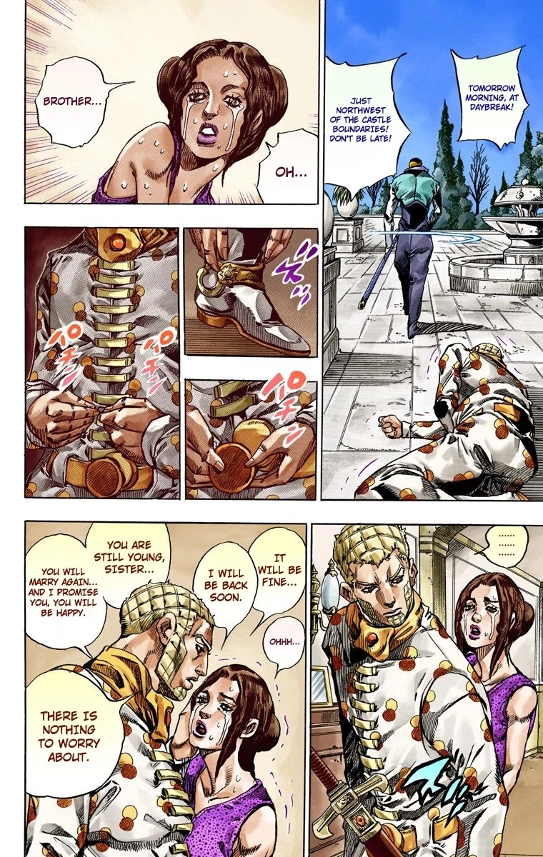 JoJo's Bizarre Adventure Part 7 - Steel Ball Run (Official Colored) Chapter 51 page 13 - Chapter 51: Wrecking Ball Part 1