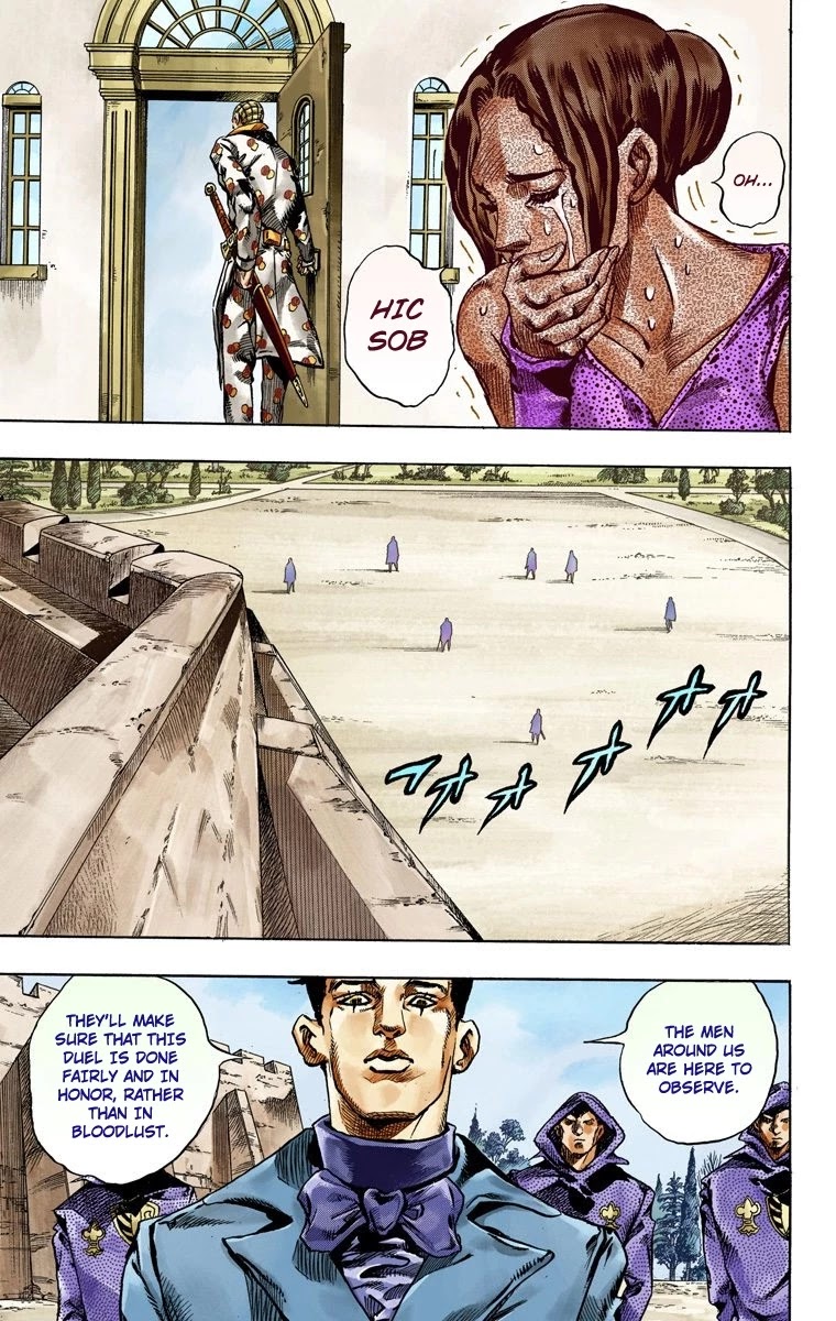 JoJo's Bizarre Adventure Part 7 - Steel Ball Run (Official Colored) Chapter 51 page 14 - Chapter 51: Wrecking Ball Part 1