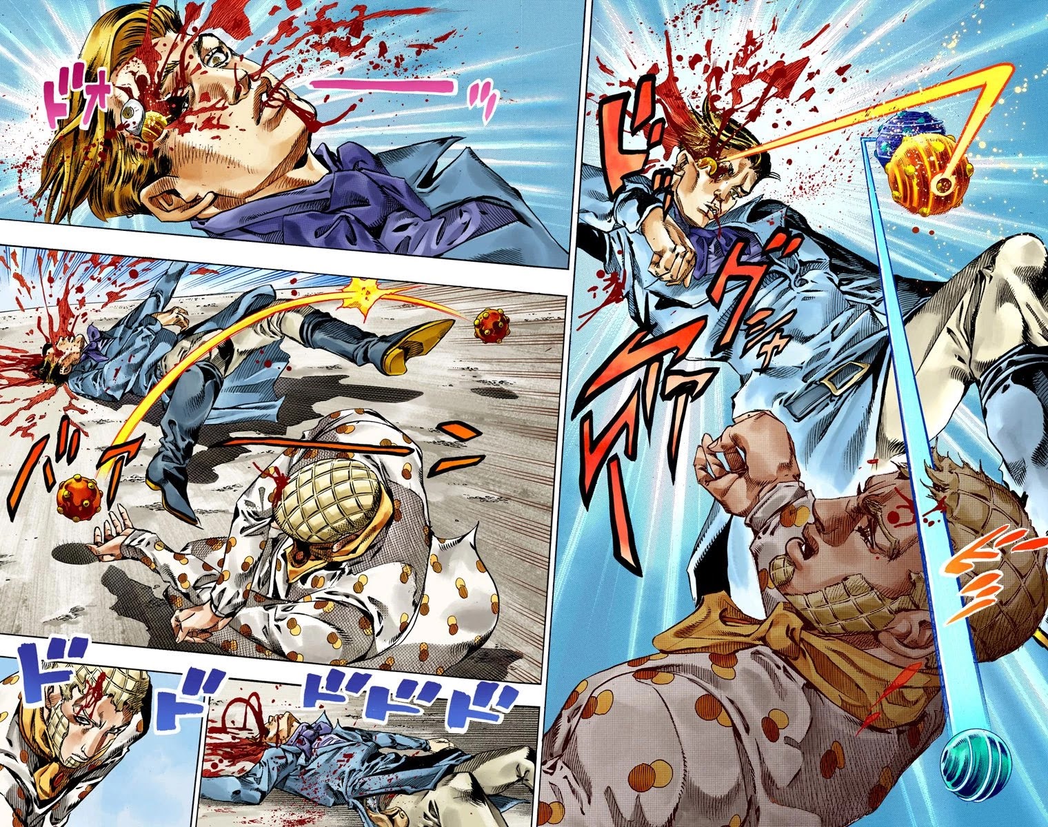 JoJo's Bizarre Adventure Part 7 - Steel Ball Run (Official Colored) Chapter 51 page 17 - Chapter 51: Wrecking Ball Part 1