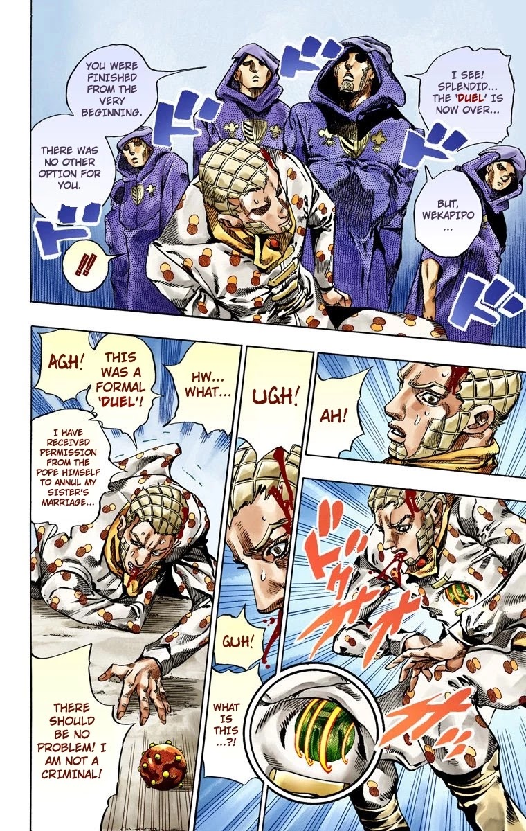 JoJo's Bizarre Adventure Part 7 - Steel Ball Run (Official Colored) Chapter 51 page 18 - Chapter 51: Wrecking Ball Part 1