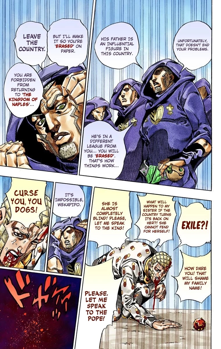 JoJo's Bizarre Adventure Part 7 - Steel Ball Run (Official Colored) Chapter 51 page 19 - Chapter 51: Wrecking Ball Part 1