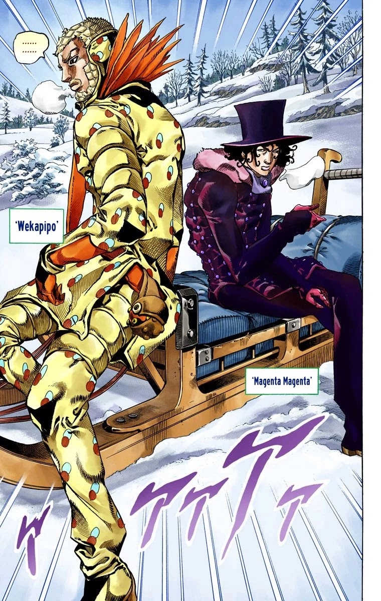 JoJo's Bizarre Adventure Part 7 - Steel Ball Run (Official Colored) Chapter 51 page 21 - Chapter 51: Wrecking Ball Part 1