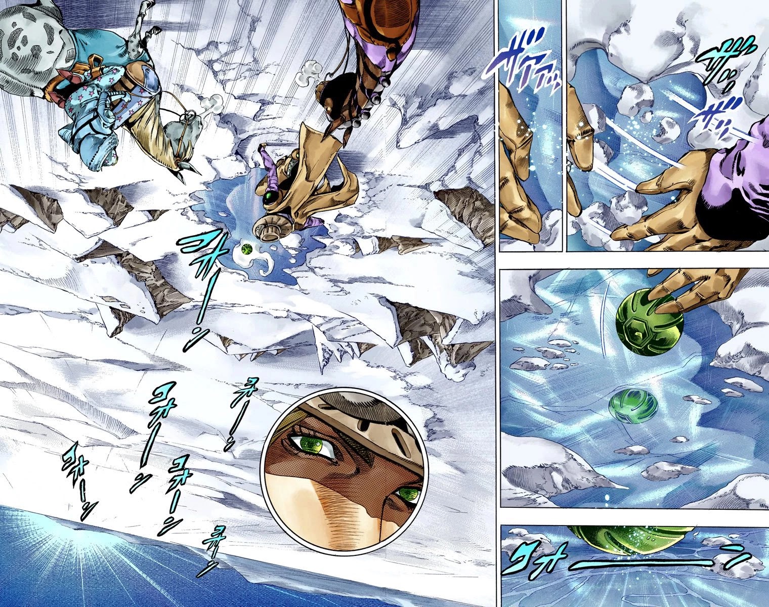JoJo's Bizarre Adventure Part 7 - Steel Ball Run (Official Colored) Chapter 51 page 28 - Chapter 51: Wrecking Ball Part 1