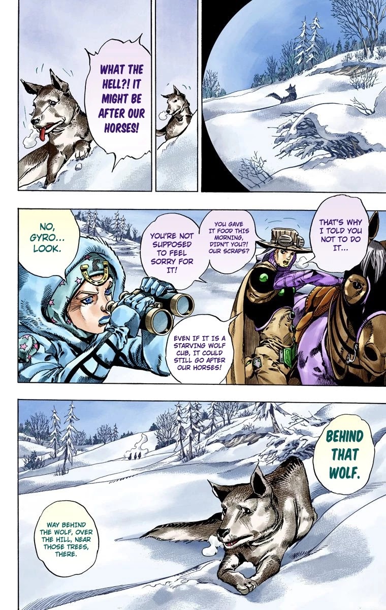 JoJo's Bizarre Adventure Part 7 - Steel Ball Run (Official Colored) Chapter 51 page 31 - Chapter 51: Wrecking Ball Part 1
