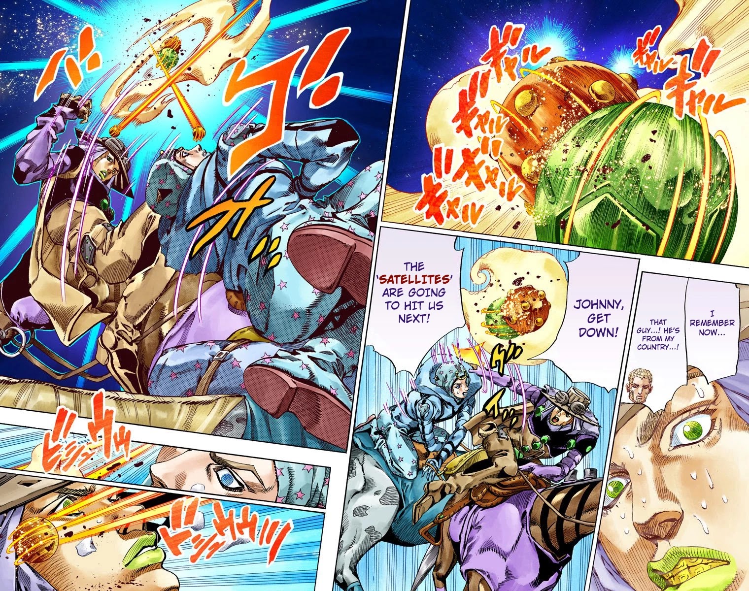 JoJo's Bizarre Adventure Part 7 - Steel Ball Run (Official Colored) Chapter 51 page 45 - Chapter 51: Wrecking Ball Part 1