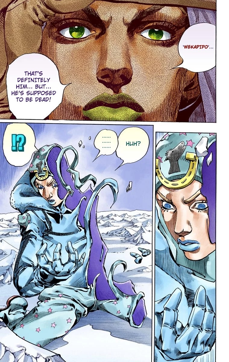 JoJo's Bizarre Adventure Part 7 - Steel Ball Run (Official Colored) Chapter 51 page 48 - Chapter 51: Wrecking Ball Part 1
