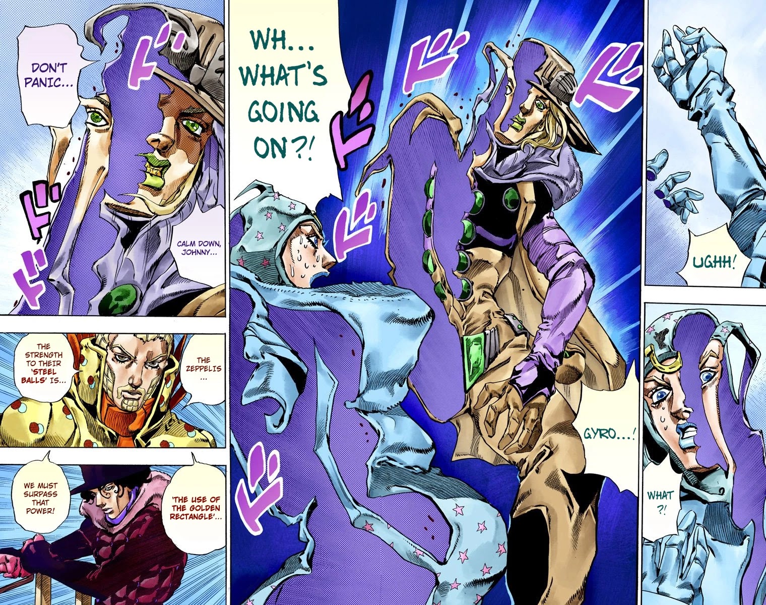 JoJo's Bizarre Adventure Part 7 - Steel Ball Run (Official Colored) Chapter 51 page 49 - Chapter 51: Wrecking Ball Part 1