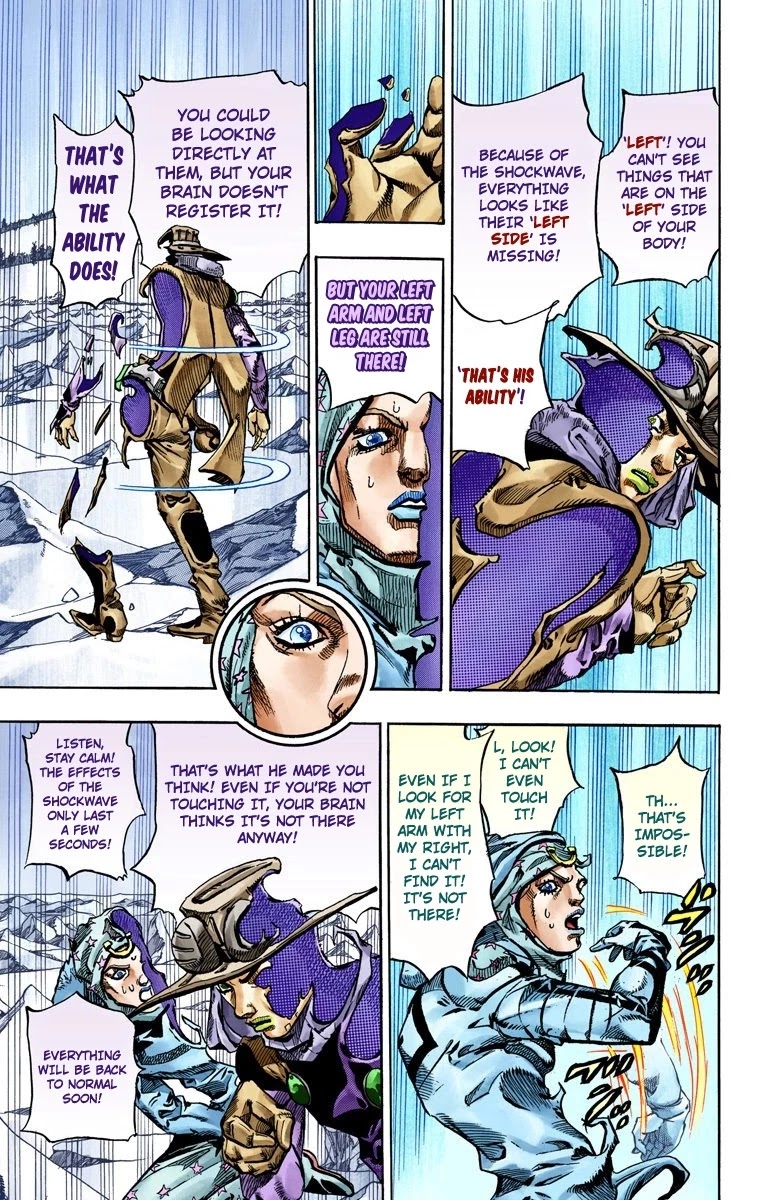 JoJo's Bizarre Adventure Part 7 - Steel Ball Run (Official Colored) Chapter 52 page 14 - Chapter 52: Wrecking Ball Part 2