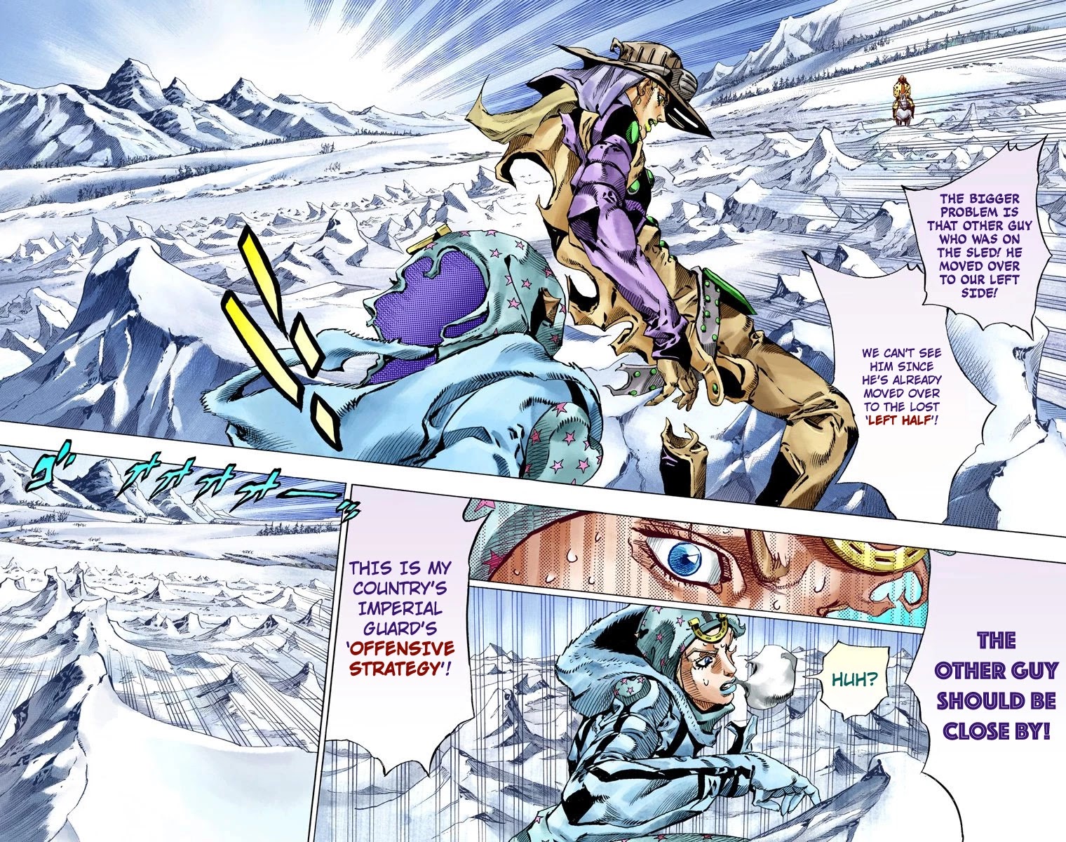 JoJo's Bizarre Adventure Part 7 - Steel Ball Run (Official Colored) Chapter 52 page 15 - Chapter 52: Wrecking Ball Part 2