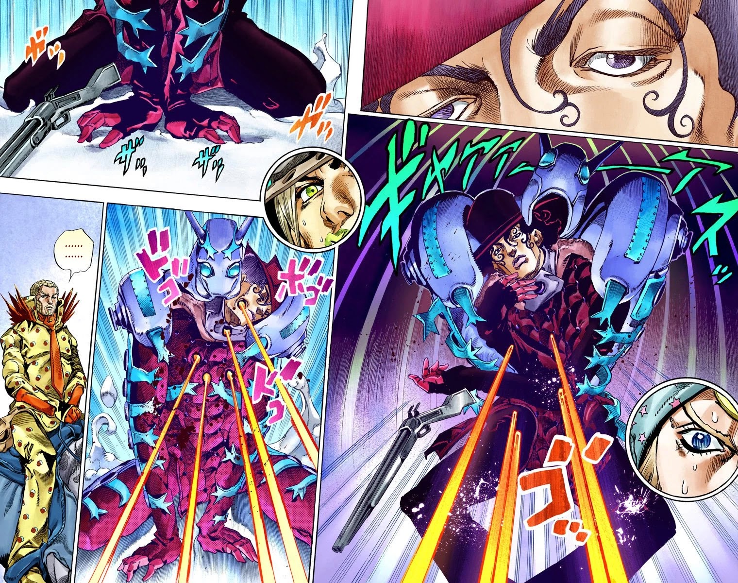 JoJo's Bizarre Adventure Part 7 - Steel Ball Run (Official Colored) Chapter 52 page 20 - Chapter 52: Wrecking Ball Part 2