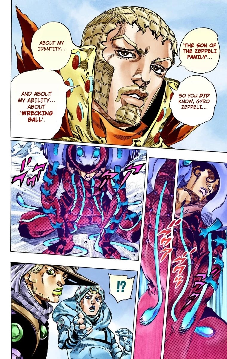 JoJo's Bizarre Adventure Part 7 - Steel Ball Run (Official Colored) Chapter 52 page 21 - Chapter 52: Wrecking Ball Part 2