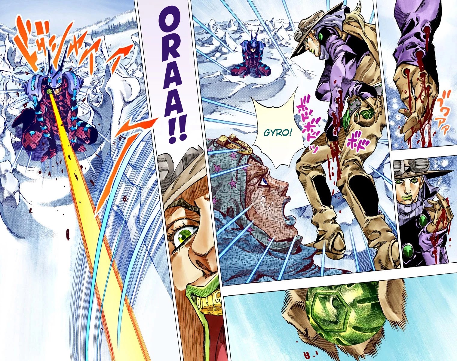 JoJo's Bizarre Adventure Part 7 - Steel Ball Run (Official Colored) Chapter 52 page 23 - Chapter 52: Wrecking Ball Part 2