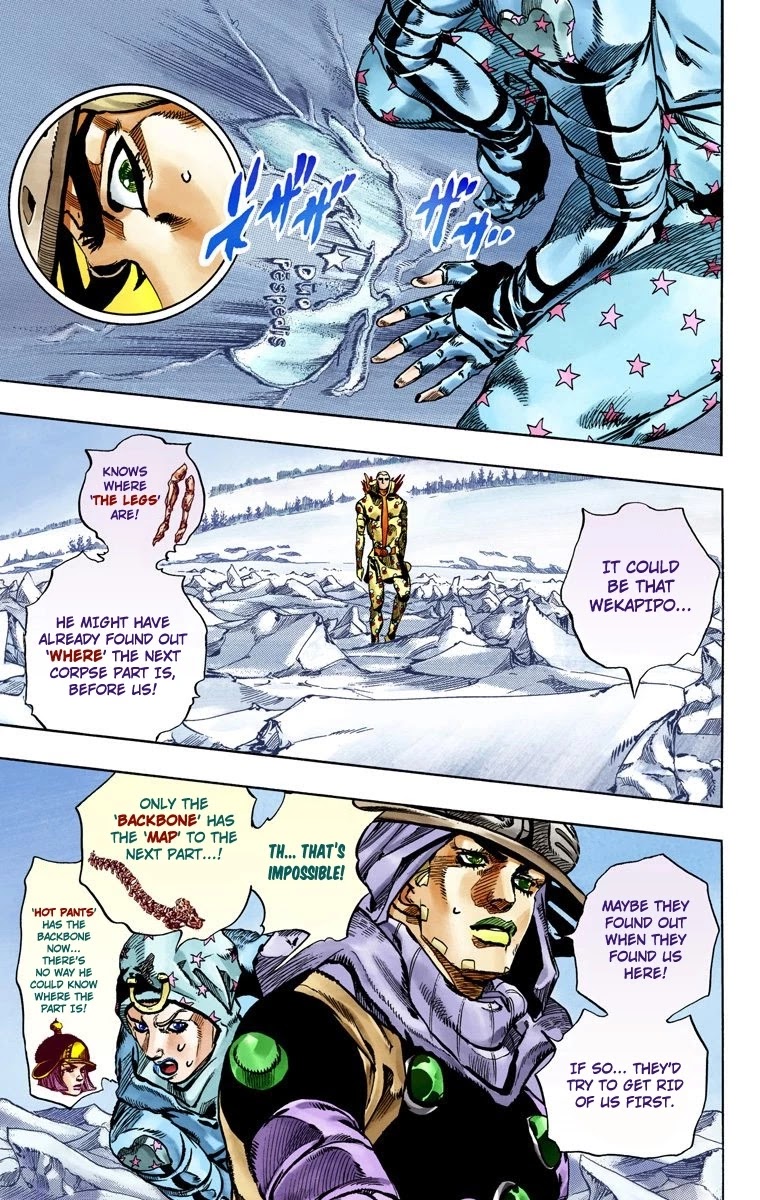 JoJo's Bizarre Adventure Part 7 - Steel Ball Run (Official Colored) Chapter 52 page 29 - Chapter 52: Wrecking Ball Part 2