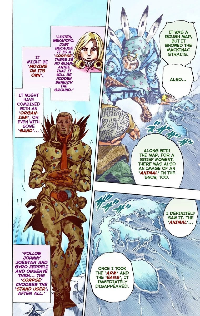 JoJo's Bizarre Adventure Part 7 - Steel Ball Run (Official Colored) Chapter 52 page 31 - Chapter 52: Wrecking Ball Part 2