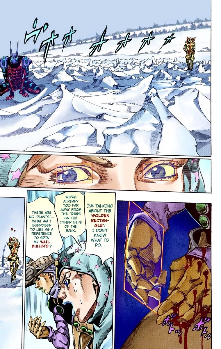 JoJo's Bizarre Adventure Part 7 - Steel Ball Run (Official Colored) Chapter 52 page 34 - Chapter 52: Wrecking Ball Part 2