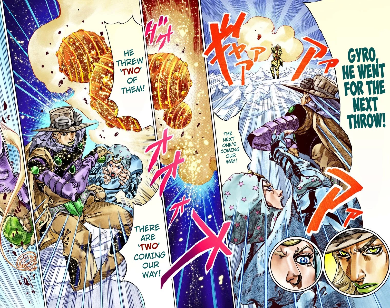 JoJo's Bizarre Adventure Part 7 - Steel Ball Run (Official Colored) Chapter 52 page 35 - Chapter 52: Wrecking Ball Part 2