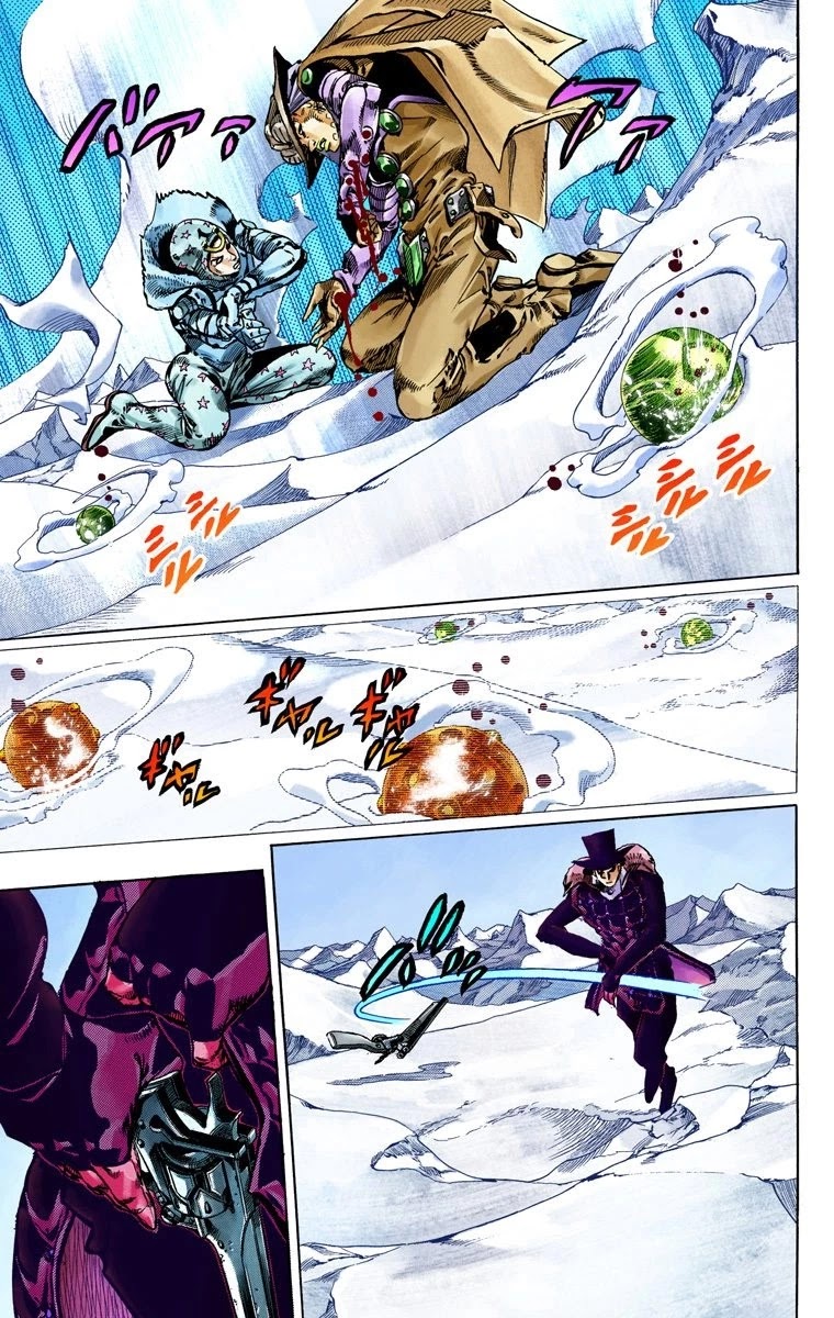JoJo's Bizarre Adventure Part 7 - Steel Ball Run (Official Colored) Chapter 53 page 13 - Chapter 53: Wrecking Ball Part 3