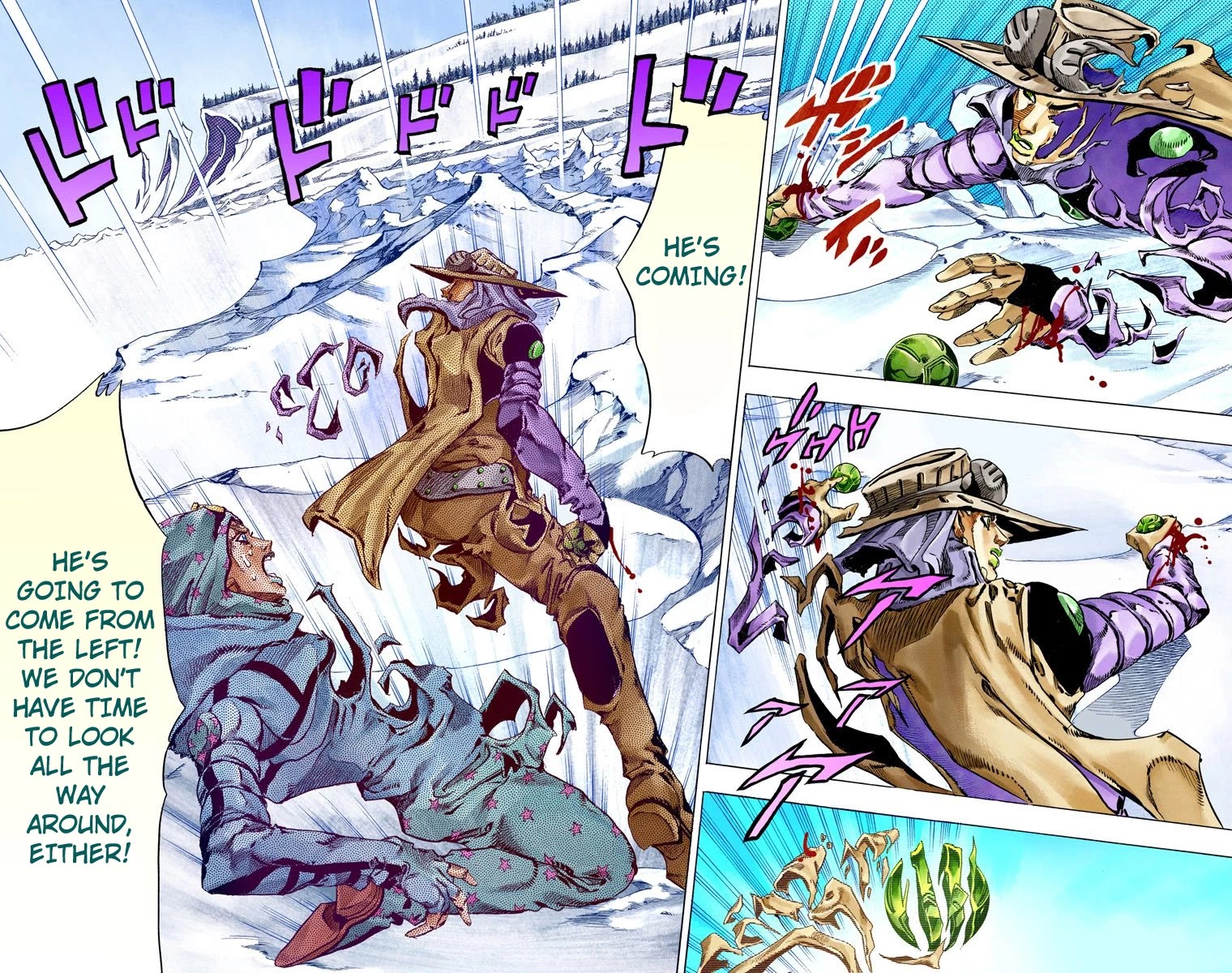 JoJo's Bizarre Adventure Part 7 - Steel Ball Run (Official Colored) Chapter 53 page 18 - Chapter 53: Wrecking Ball Part 3