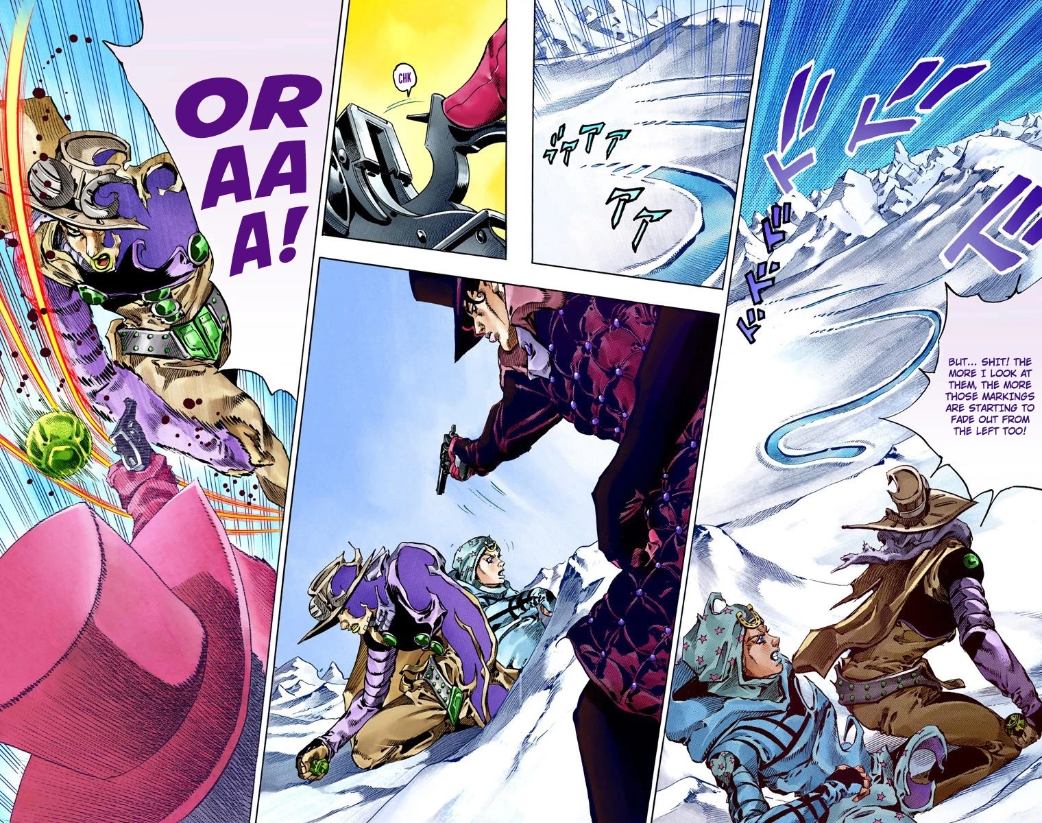 JoJo's Bizarre Adventure Part 7 - Steel Ball Run (Official Colored) Chapter 53 page 20 - Chapter 53: Wrecking Ball Part 3